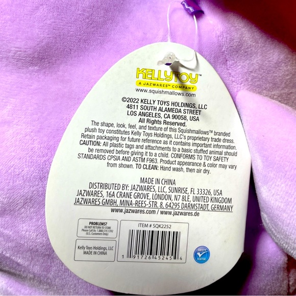NEW W/TAGS MONICA THE AXOLOTIL SQUISHDOO SQUISHMALLOW LRG SZ 14” SQUISHY & CUTE - Picture 5 of 9
